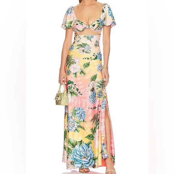 Floral maxi gown - Picture 1 of 5